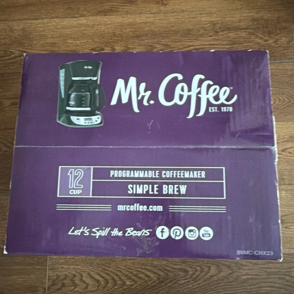 Mr. Coffee Black Programmable Coffeemaker - Picture 2 of 6